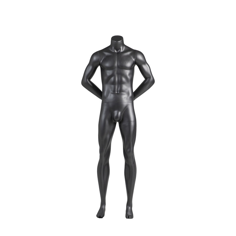 Grey Sports Headless Full Body Mannequin Uso a lungo termine per l'esposizione di abbigliamento in negozio