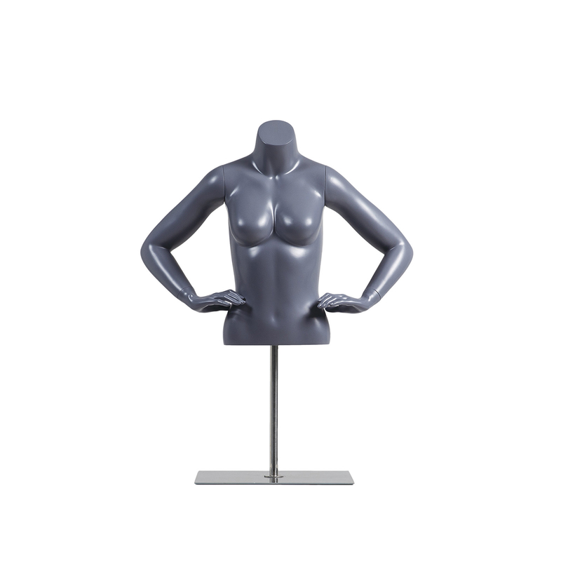 Display di abbigliamento senza testa ghiacciato Manichino Mezzo corpo Colore personalizzazione